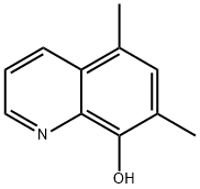 5,7-二甲基-8-羟基喹啉 结构式