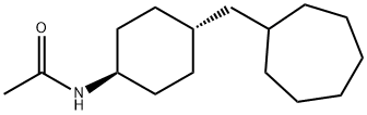 N-ACETYL-4-CYCLO-HEPTYLMETHYLCYCLOHEXYLAMINE 结构式