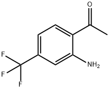 乙酮,1 - [2 - 氨基-4 - (三氟甲基)苯基] - 结构式