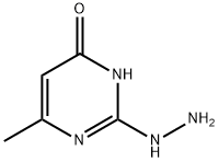 2-肼基-6-甲基嘧啶-4-醇 结构式