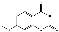 7-甲氧基-1,3-苯并恶嗪-2,4-二酮 结构式