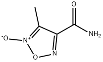 4-(Aminocarbonyl)-3-methyl-1,2,5-oxadiazole 2-oxide 结构式