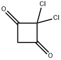 1,3-Cyclobutanedione,  2,2-dichloro- 结构式