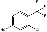 3-氯-4-三氟甲基苯酚 结构式