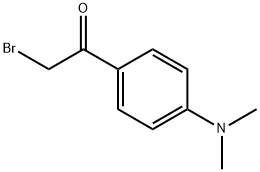 2-溴-1-(4-二甲基氨基苯基)乙酮 结构式