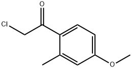 2-氯-1-(4-甲氧基-2-甲基苯基)乙酮 结构式