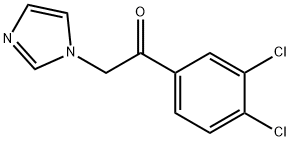 1-(3,4-DICHLOROPHENYL)-2-(1H-IMIDAZOL-1-YL)ETHANONE 结构式