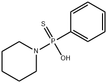 Phenyl(1-piperidinyl)phosphinothioic acid 结构式