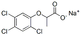 sodium 2-(2,4,5-trichlorophenoxy)propionate  结构式