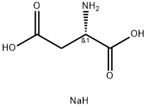L-天门冬氨酸钠 结构式