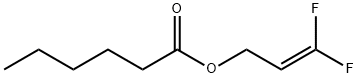 Hexanoic acid 3,3-difluoroallyl ester 结构式