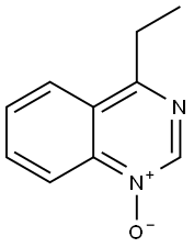 4-Ethylquinazoline 1-oxide 结构式