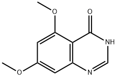 5,7-二甲氧基-4(3H)-喹唑啉酮 结构式
