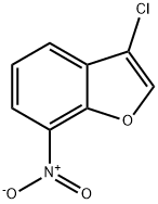 3-CHLORO-7-NITRO-1-BENZOFURAN 结构式