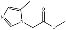 1H-Imidazole-1-aceticacid,5-methyl-,methylester(9CI) 结构式