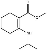 1-Cyclohexene-1-carboxylicacid,2-[(1-methylethyl)amino]-,methylester(9CI) 结构式