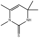 1,4,4,6-Tetramethyl-3,4-dihydropyrimidine-2(1H)-thione 结构式