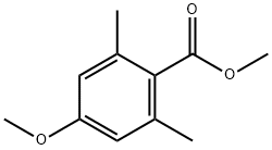 4-甲氧基-2,6-二甲基苯甲酸甲酯 结构式