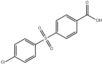 4-[(4-Chlorophenyl)sulfonyl]benzoic acid 结构式