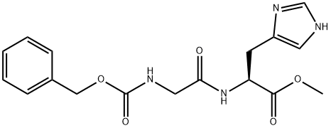 L-Histidine, N-[(phenylmethoxy)carbonyl]glycyl-, methyl ester 结构式