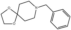 8-苄基-1,4-二氧杂-8-氮杂螺[4,5]癸烷 结构式