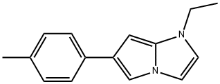 1-Ethyl-6-(p-tolyl)-1H-pyrrolo(1,2-a)imidazole 结构式