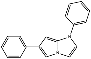 1,6-Diphenyl-1H-pyrrolo(1,2-a)imidazole 结构式