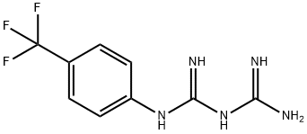 1-[4-(三氟甲基)苯基]双胍 结构式