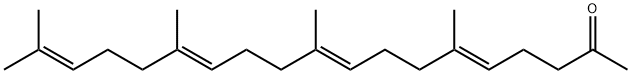 (5E,9E,13E)-6,10,14,18-Tetramethyl-5,9,13,17-nonadecatetren-2-one 结构式
