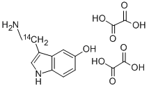 SEROTONIN BINOXALATE, 5-[2-14C] 结构式