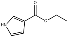 1H-吡咯-3-羧酸乙酯 结构式