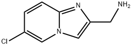 IMidazo[1,2-a]pyridine-2-MethanaMine, 6-chloro- 结构式