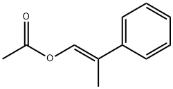 (E)-2-苯基-1-丙烯-1-醇乙酸酯 结构式