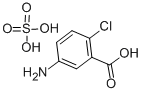 5-AMINO-2-CHLOROBENZOIC ACID SULFATE 结构式