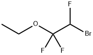 2-溴-1,1,2-三氟乙基乙醚 结构式