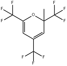 2-甲基-2,4,6-三(三氟甲基)-2H-吡喃 结构式