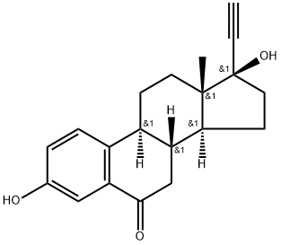 6-酮乙炔雌二醇 结构式