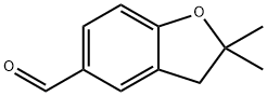 2,2-二甲基-2,3-二氢-1-苯并呋喃-5-甲醛 结构式