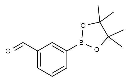 3-甲酰基苯硼酸频哪醇酯 结构式