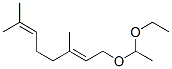 (E)-1-(1-ethoxyethoxy)-3,7-dimethylocta-2,6-diene 结构式