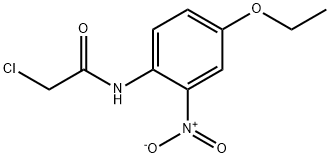 2-氯-N-(4-乙氧基-2-硝基-苯基)乙酰胺 结构式