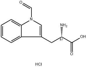 H-TRP(FOR)-OH HCL 结构式