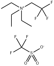 2,2,2-TRIFLUOROETHYL TRIETHYLAMMONIUM TRIFLATE 结构式