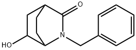 2-苄基-6-羟基-2-氮杂双环[2.2.2]辛烷-3-酮 结构式