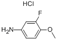 3-FLUORO-4-METHOXYANILINE HYDROCHLORIDE 结构式