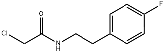 2-氯-N-[2-(4-氟苯基)乙基]乙酰胺 结构式