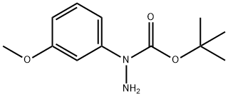 N1-tert-Butoxycarbonyl 1-(3-Methoxyphenyl)hydrazine 结构式