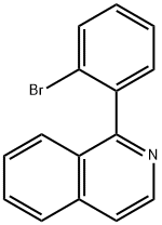 1-(2-溴苯基)异喹啉 结构式