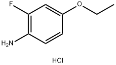 4-乙氧基-2-氟苯胺盐酸盐 结构式