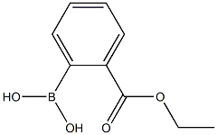 2-乙氧羰基苯硼酸 结构式